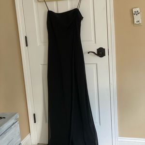 Long black dress